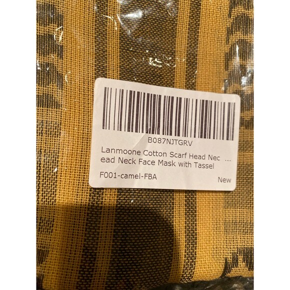 Brand New 100% Organic Cotton Military Strength Head Neck & Face Unisex Scarf - Picture 4 of 12